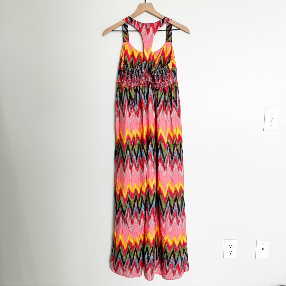 Xhilaration Sleeveless Racerback Ikat Maxi Dress - Picture 2 of 5